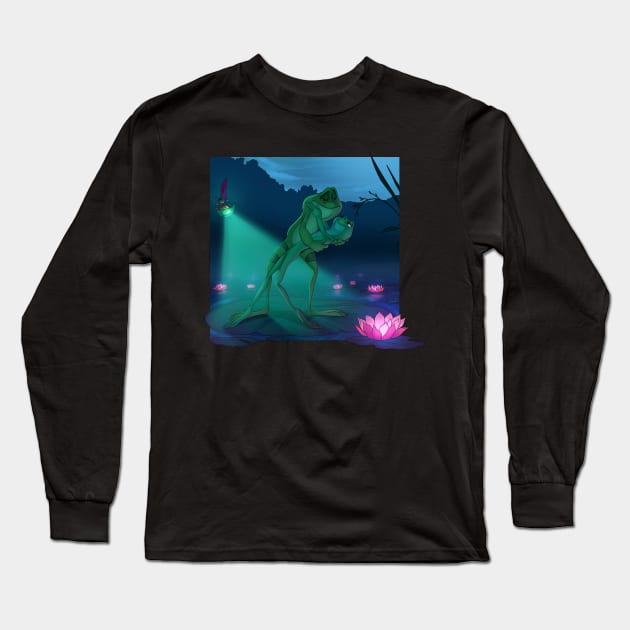 Water Dance Long Sleeve T-Shirt by Nicole Nichols